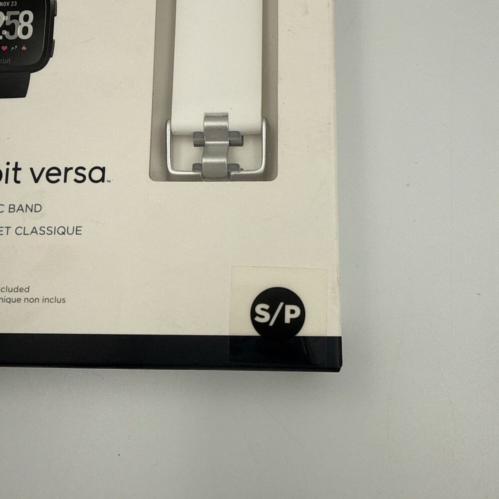 Fitbit Versa Classic Band White Small - Picture 4 of 7